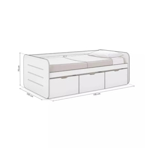 Cama juvenil Lille Blanco
