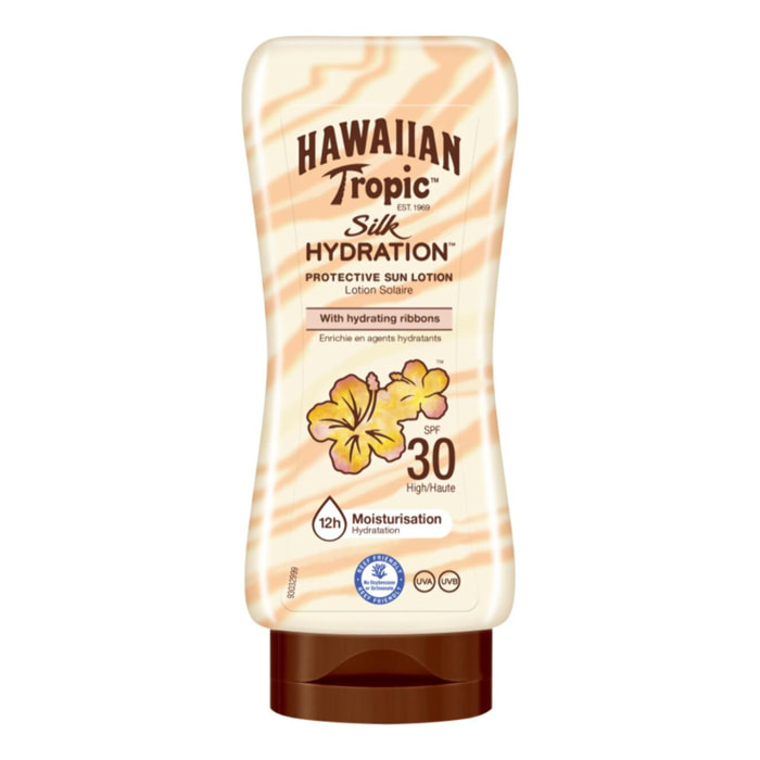 Pack de 2 - Hawaiian Tropic - Lotion protectrice hydratante SPF 30 – 180 ml