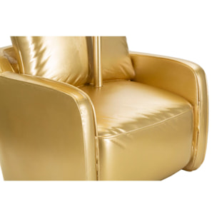 LAMPADA DA COMODINO MIDCENTURY GIALLA CM Ø 26X46