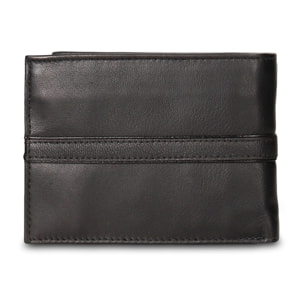 Portafoglio uomo in vera pelle - Modello Astero Plus - Casual - 12.5 x 9.0 x 2.0 cm