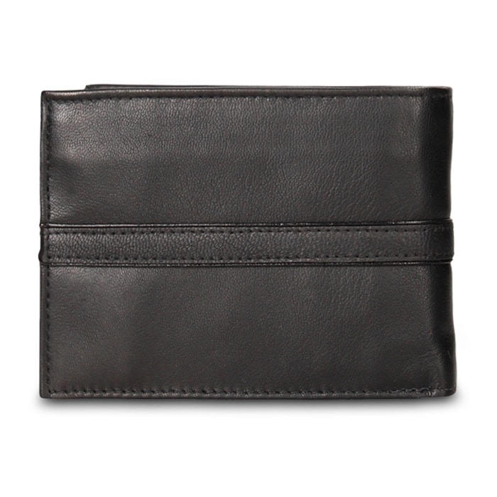 Portafoglio uomo in vera pelle - Modello Astero Plus - Casual - 12.5 x 9.0 x 2.0 cm