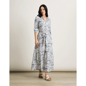 Vestido Largo Azul - Clarkela