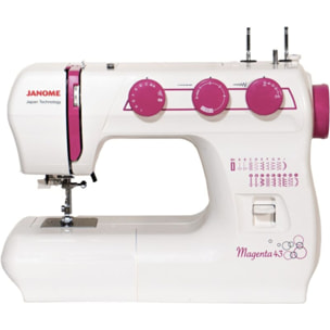 Machine à coudre JANOME Magenta 43