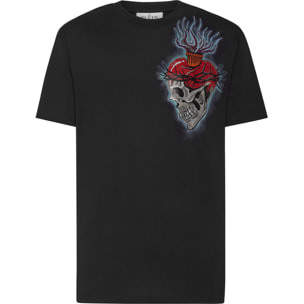 PHILIPP PLEIN Camiseta de cuello redondo y manga corta TATTOO