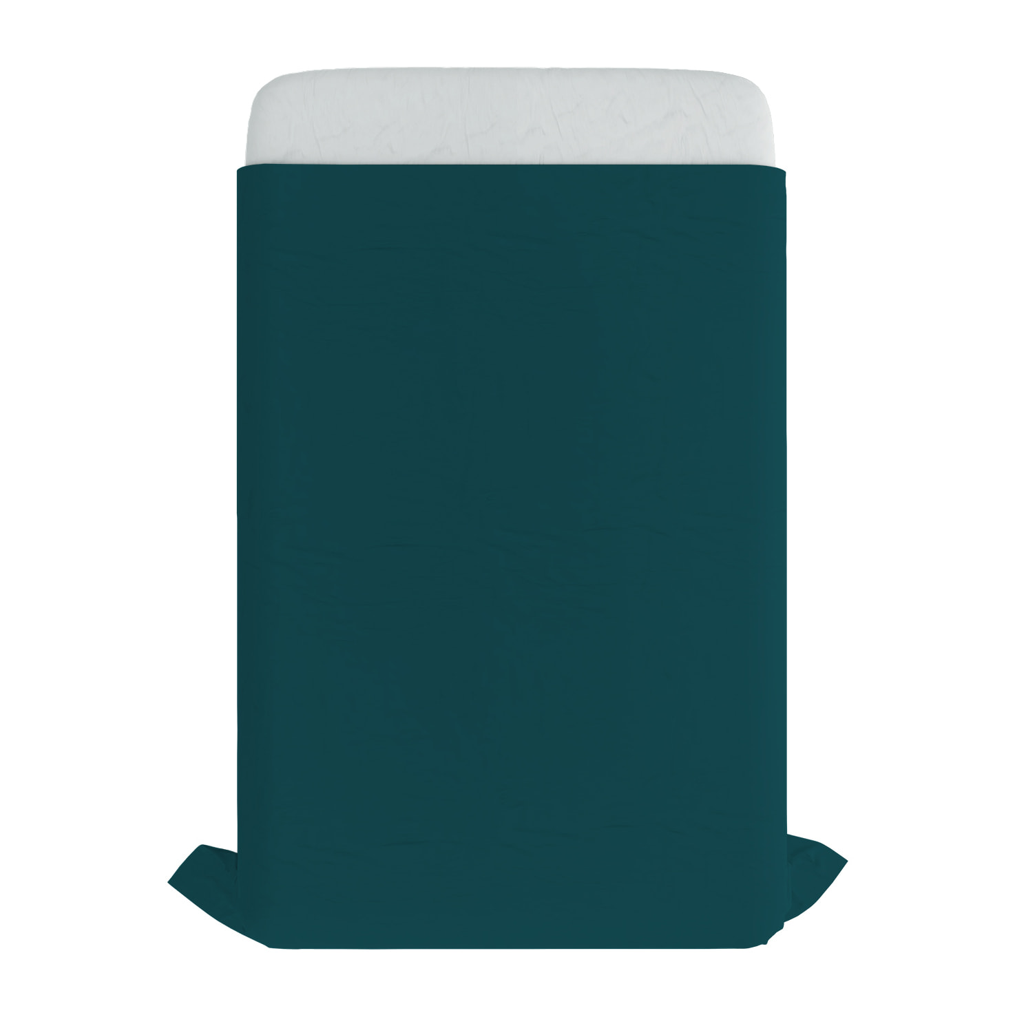 LENZUOLO SOPRA TINTA UNITA MAX COLOR, 100% COTONE - PIAZZA E MEZZA