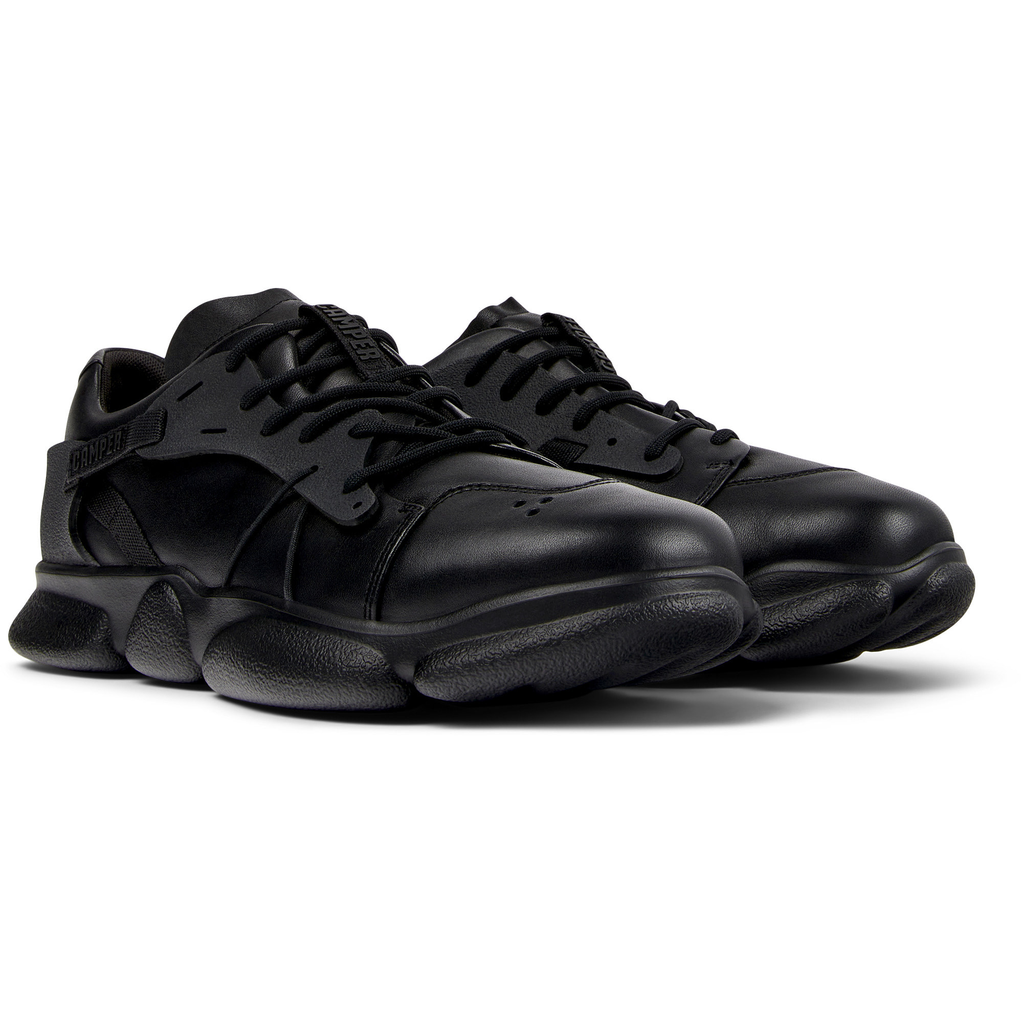 Zapatillas - CAMPER Karst - Negro - Piel lisa / Goma