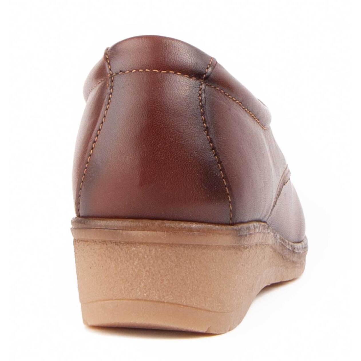 Oxford De Cuña - Marrón - Altura: 4 Cm