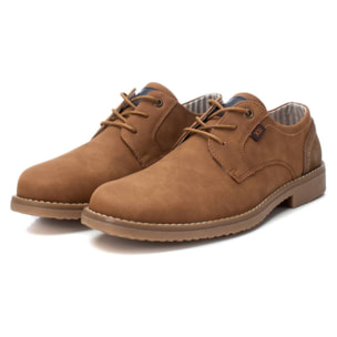 Zapato blucher/derby camel