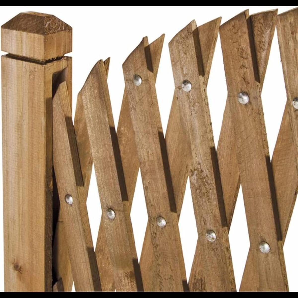 Griglia In Legno Pannello Estensibile Fino a 120 Cm Grigliato Divisorio Separè Alto 150 Cm Autoportante Per Balcone Giardino Terrazzo Piscina