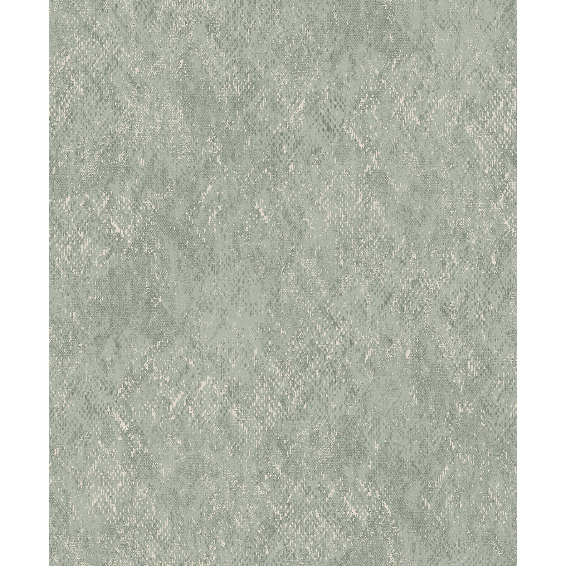 Papier peint effet peau serpent vert sauge