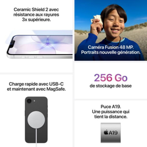 Smartphone APPLE iPhone 17e Noir 512Go