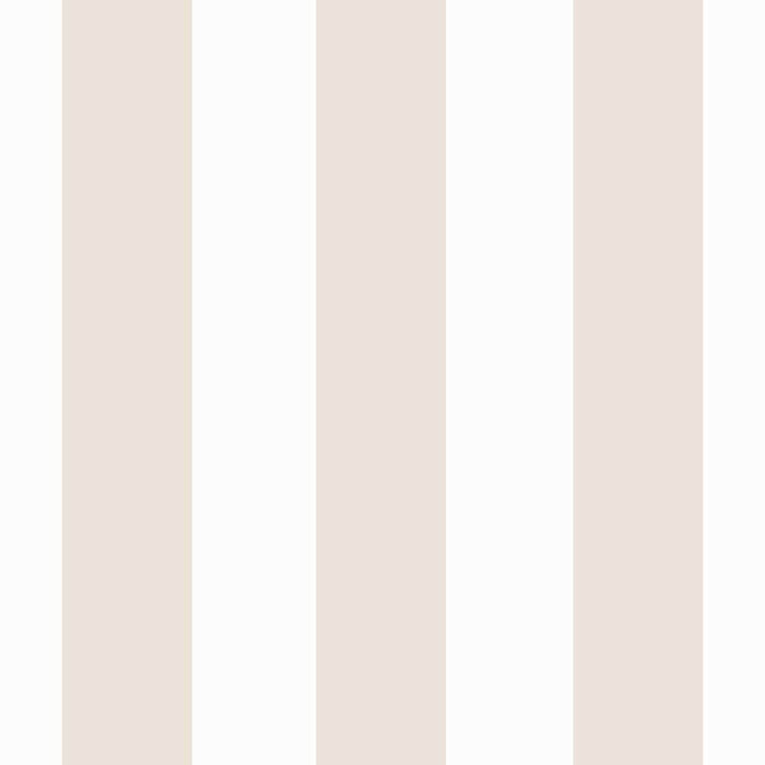 Papier peint rayures larges beige sable blanc