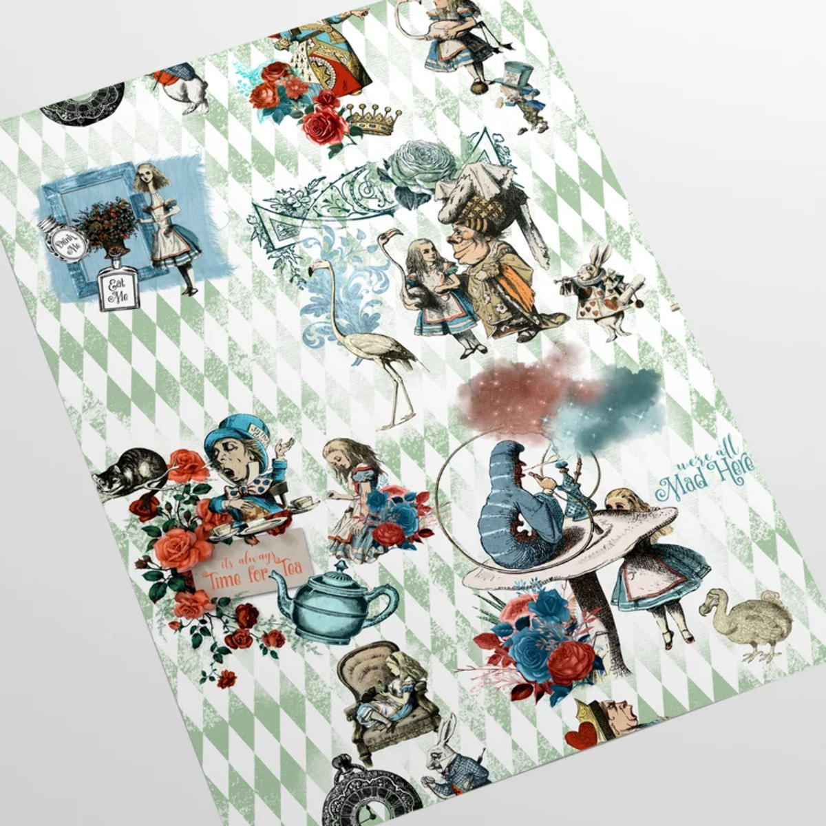 Carta da Parati Alice nel Paese delle Meraviglie