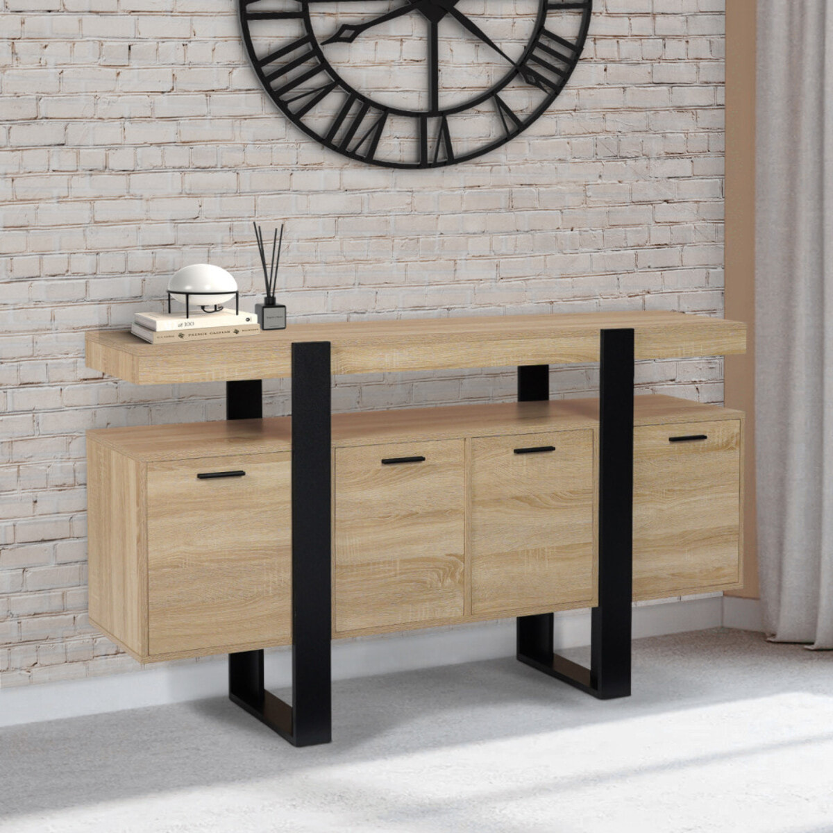 Buffet Brixton 4 portes L160cm