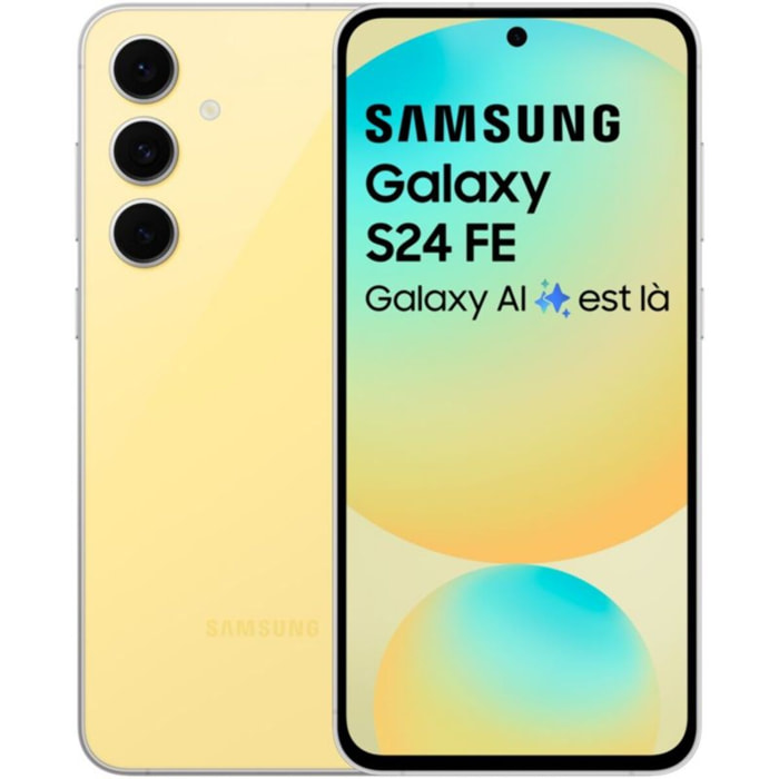 Smartphone SAMSUNG Galaxy S24 FE 5G Jaune 256 Go