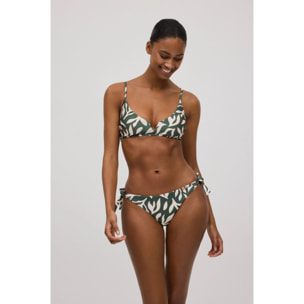 Set bikini a triangolo glitterato