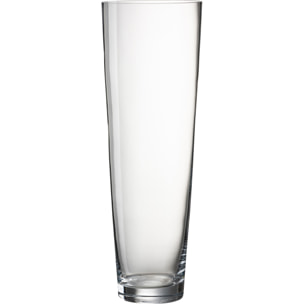 J-Line vase Rond - verre - transparent - 51 cm de hauteur