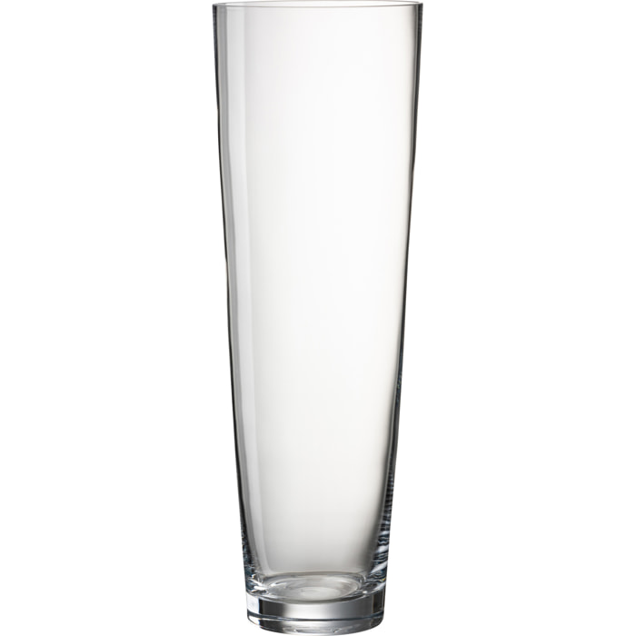 J-Line vase Rond - verre - transparent - 51 cm de hauteur