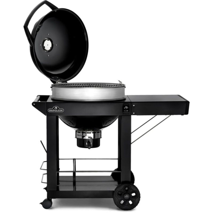 Barbecue charbon NAPOLEON Kettle PRO noir sur chariot 57cm