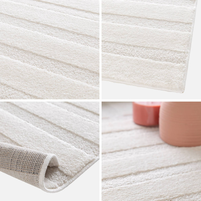 Tapis intérieur motifs arches crème BLAKE