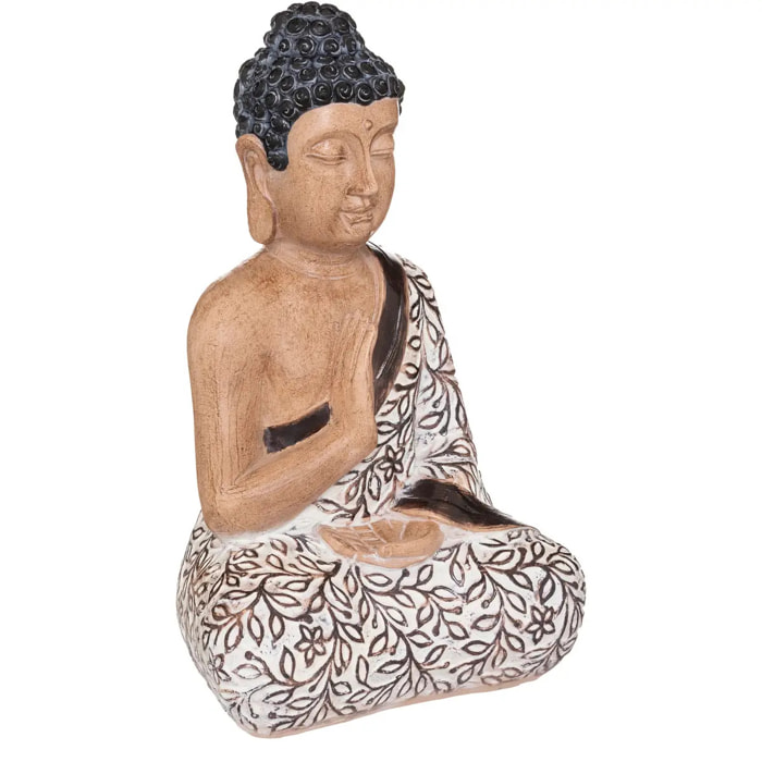 Statuette "Bouddha" assis - résine H37 - 5 cm