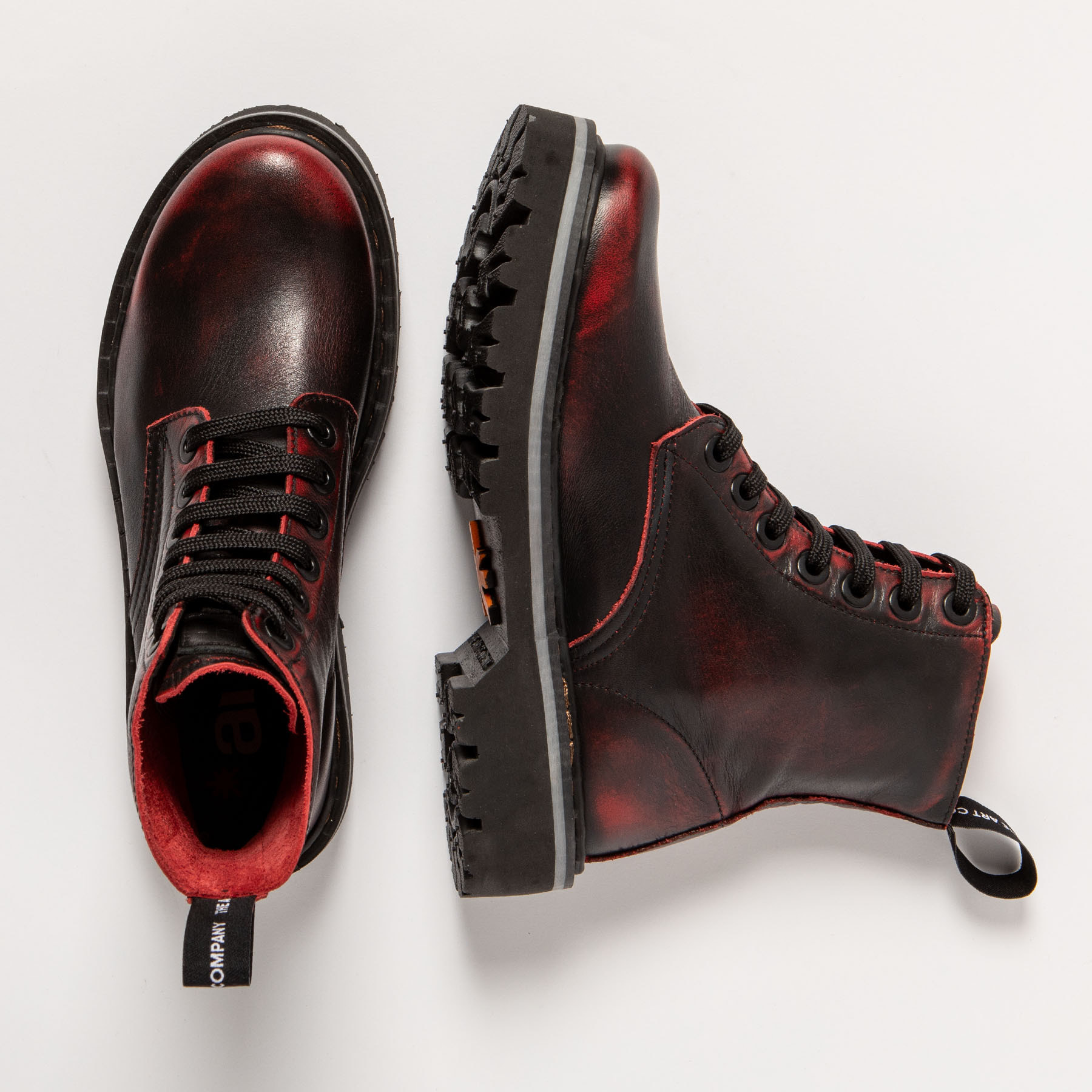 Botines 1166 ASPORT SCARLET / MARINA color Scarlet