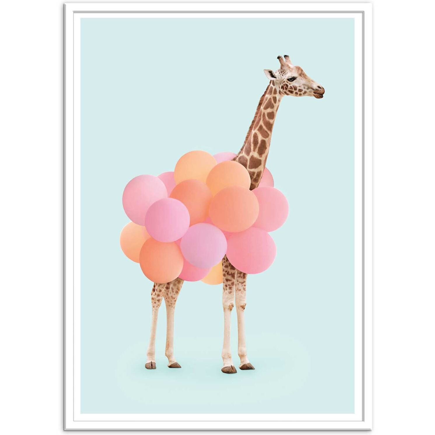 Affiche - Giraffe Balloon - Paul Fuentes