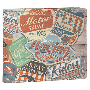 Cartera Hombre Piel Skpat Dundee Azul Marino