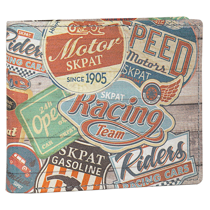 Cartera Hombre Piel Skpat Dundee Azul Marino