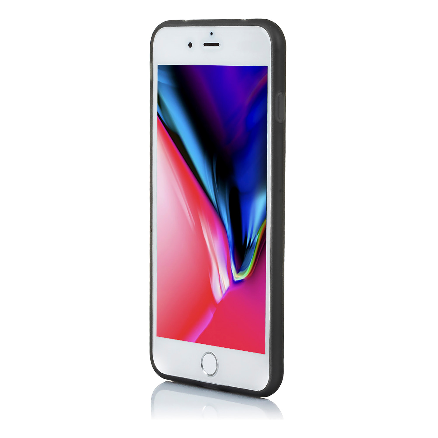 DAM CUSTODIA IN TPU TRASPARENTE CON COLORE IP 7 PLUS / IP8 PLUS 815 Cm. Colore nero