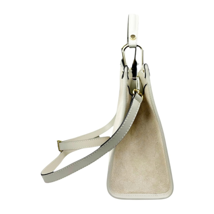 Borsa a mano Cheval Firenze Capri Mini F/W Beige