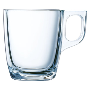 6 tasses 9 cl Nuevo - Luminarc - verre trempé extra résistant