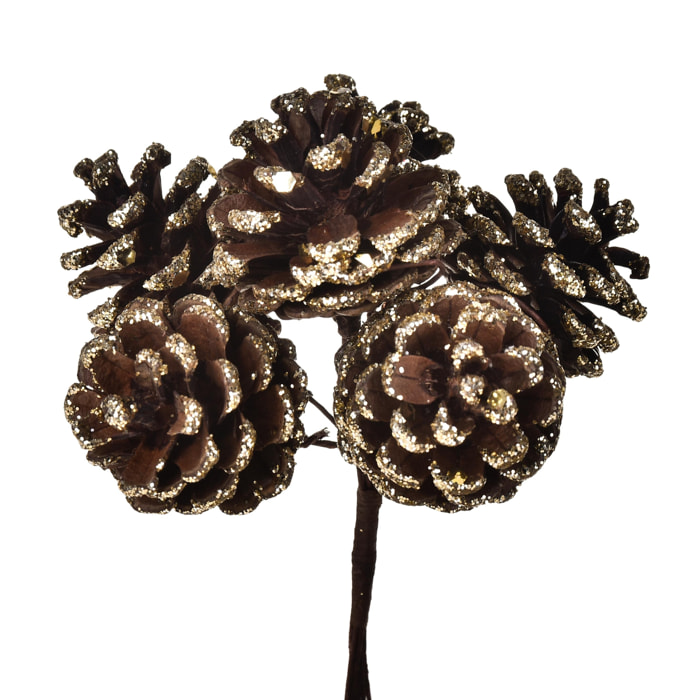 Pick natale - Pezzi 24 - 3,5xH2x3,5cm - Bianchi Dino SpA