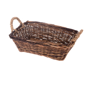 Cesto Rettwillow Natxx - Pezzi 3 - 45xH13x35cm - Bianchi Dino SpA