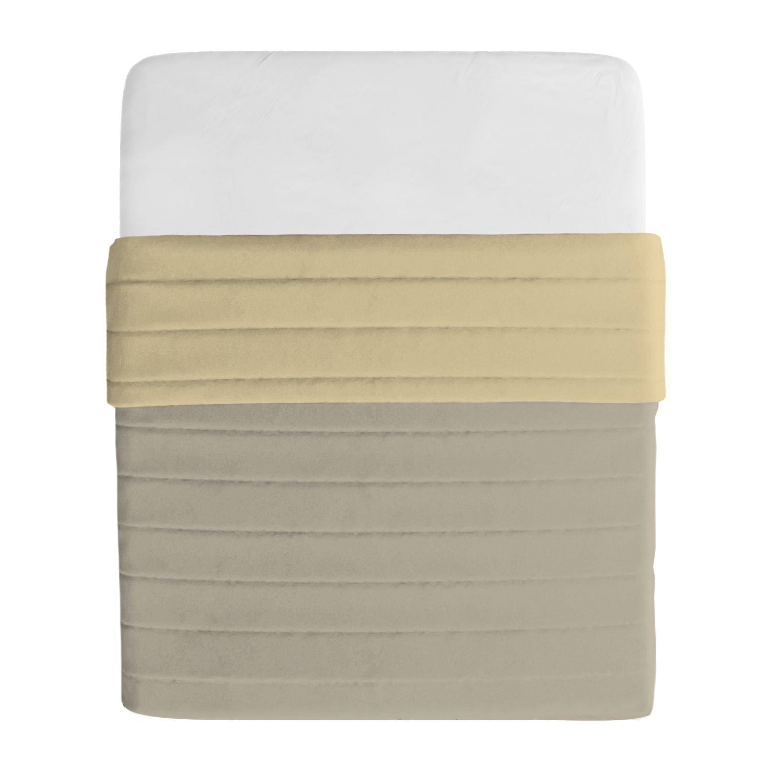 TRAPUNTINO ESTIVO BASIC MATRIMONIALE, TINTA UNITA DOUBLEFACE