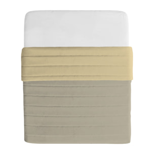 TRAPUNTINO ESTIVO BASIC MATRIMONIALE, TINTA UNITA DOUBLEFACE