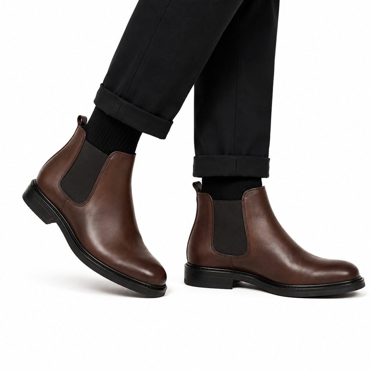 Beatles in pelle con fascia elastica