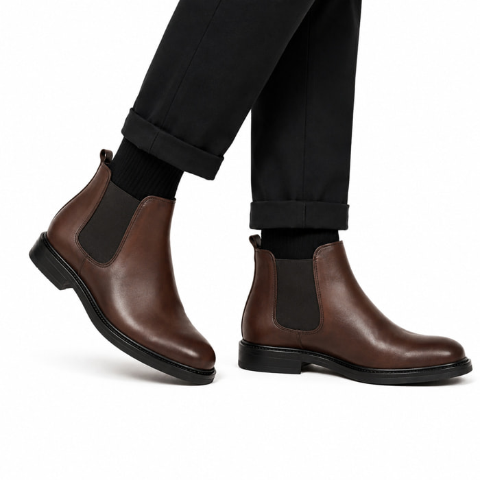 Beatles in pelle con fascia elastica