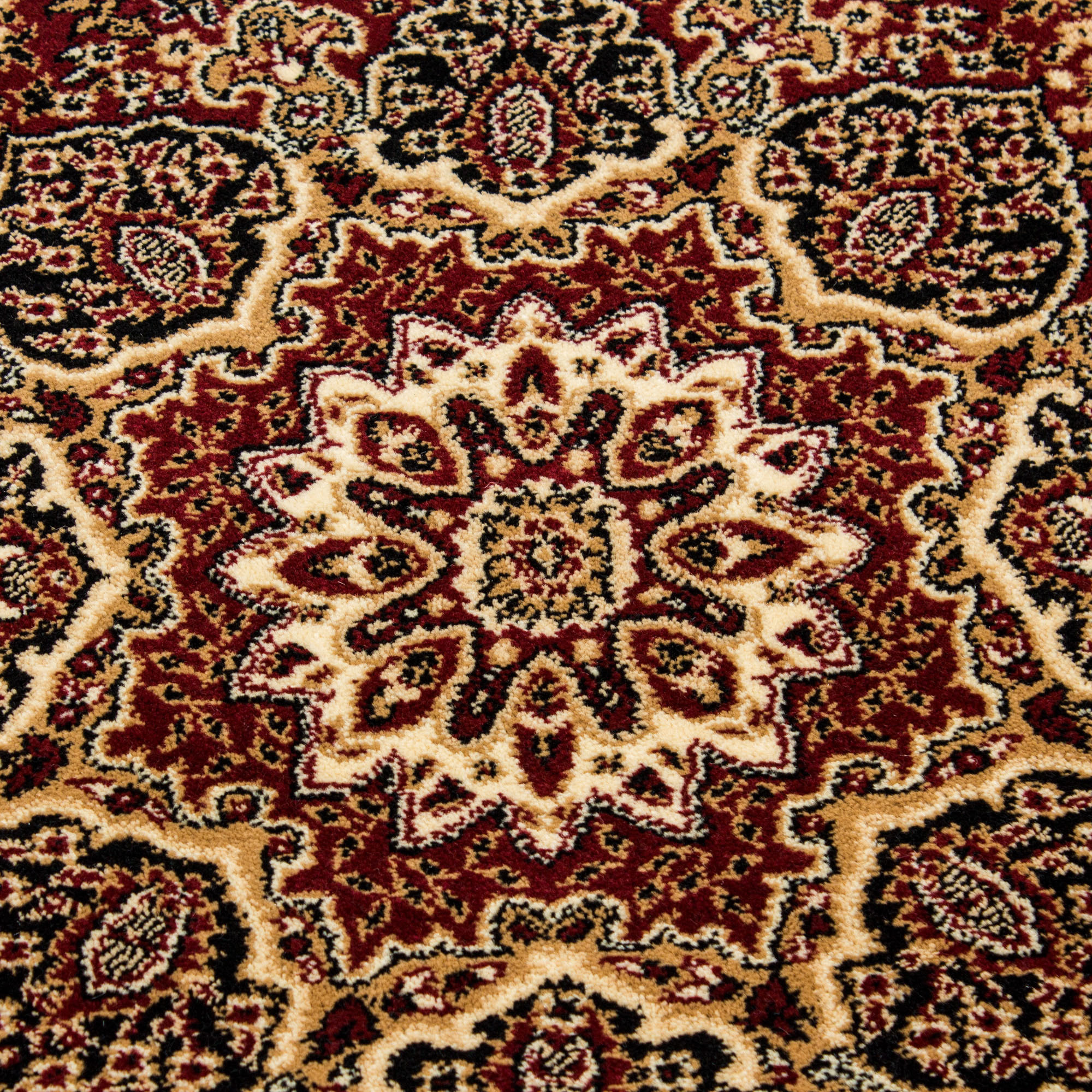 MARRAKESH - Tapis classique à motif persan rouge - MAR0207ROU