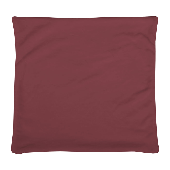 Housse de coussin douceur - Marsala