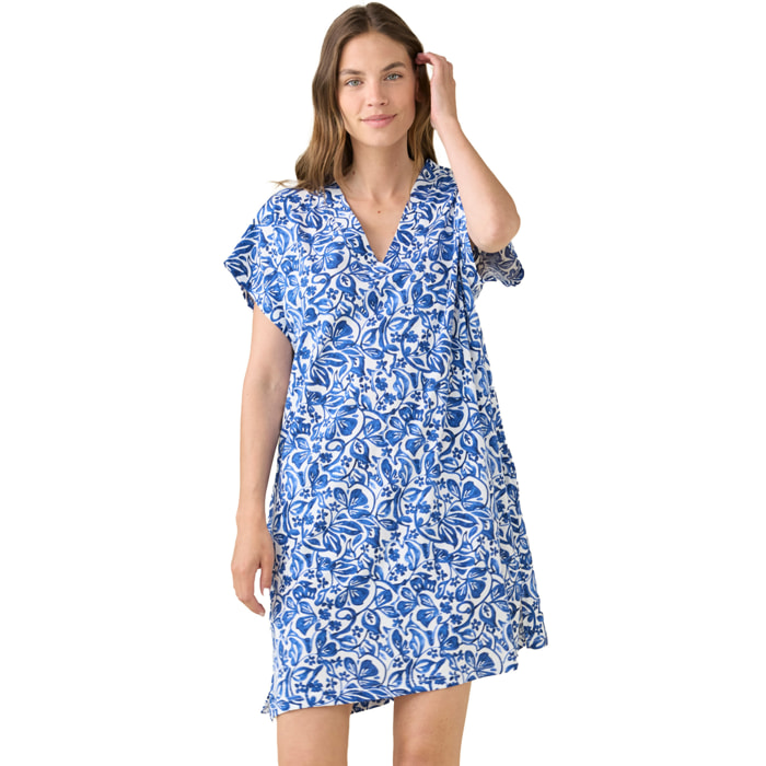 Abitino donna estivo in cotone articolo azule. Noidinotte