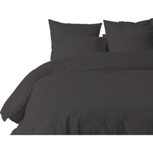 Parure Housse De Couette + 1 taie 100% Coton 57fils Latte