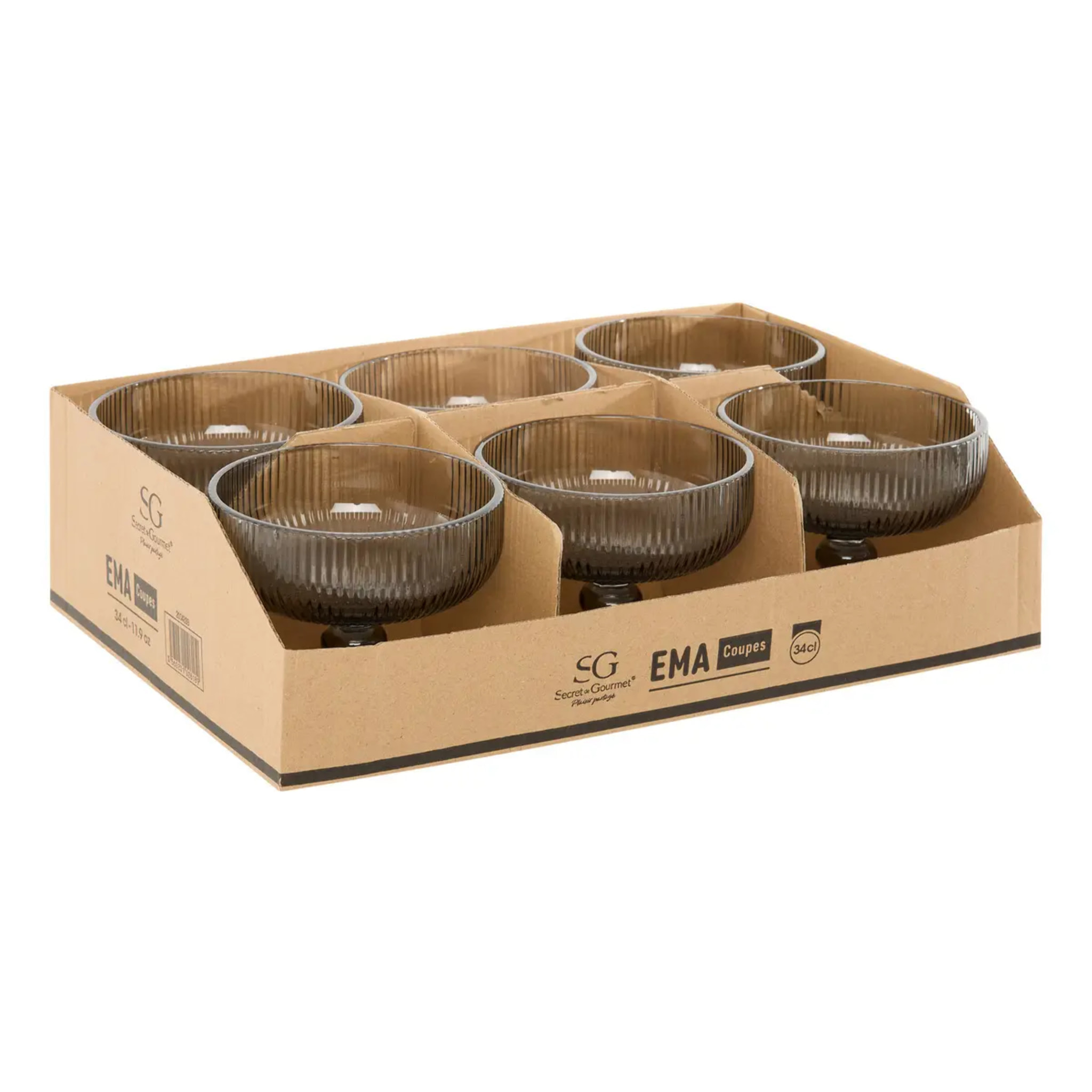 Coupe Ema gris D11,7xp9,7cm