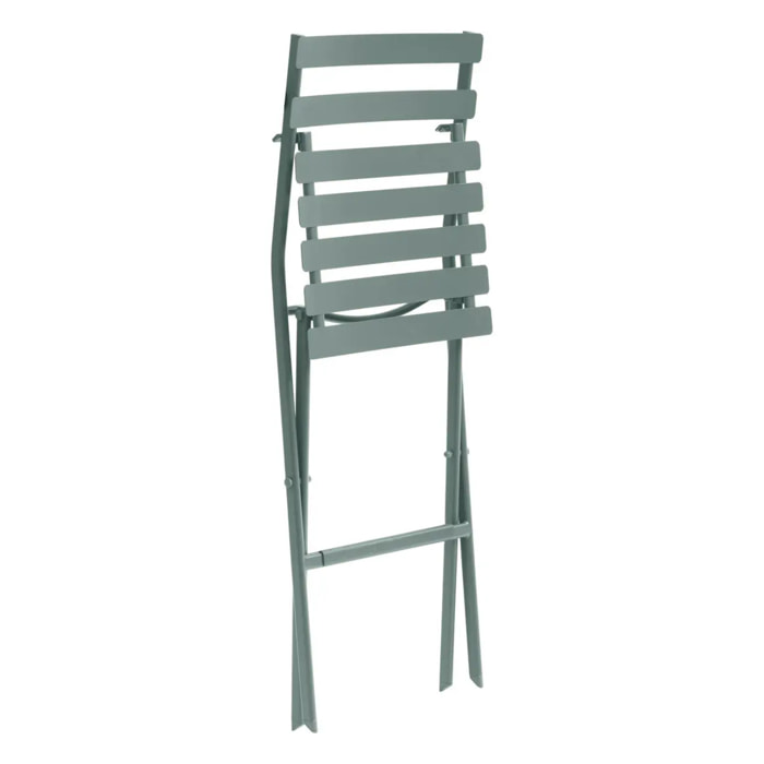 Lot de 2 chaises hautes pliantes de jardin Greensboro Vert olive