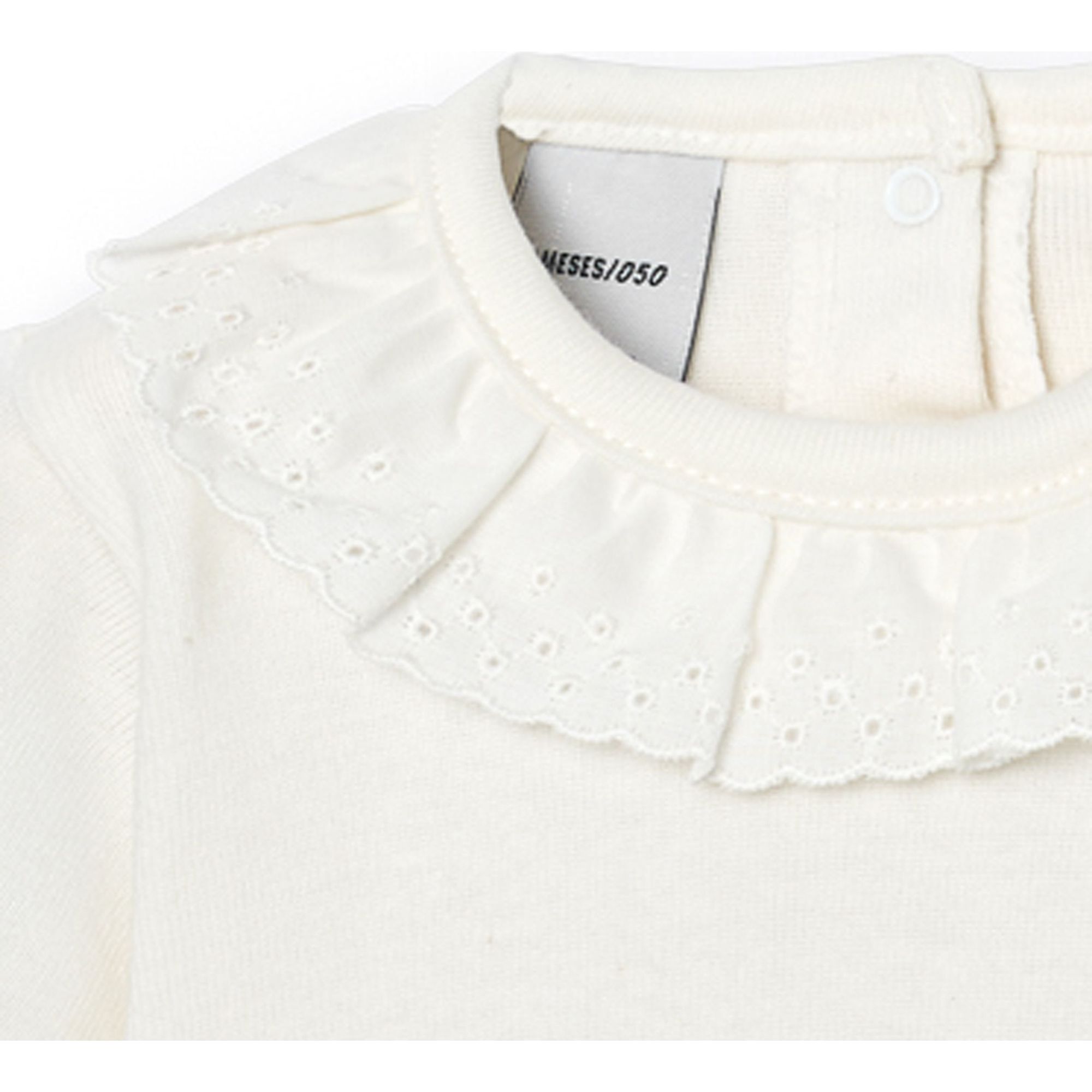 Body bebé manga corta cuello batista