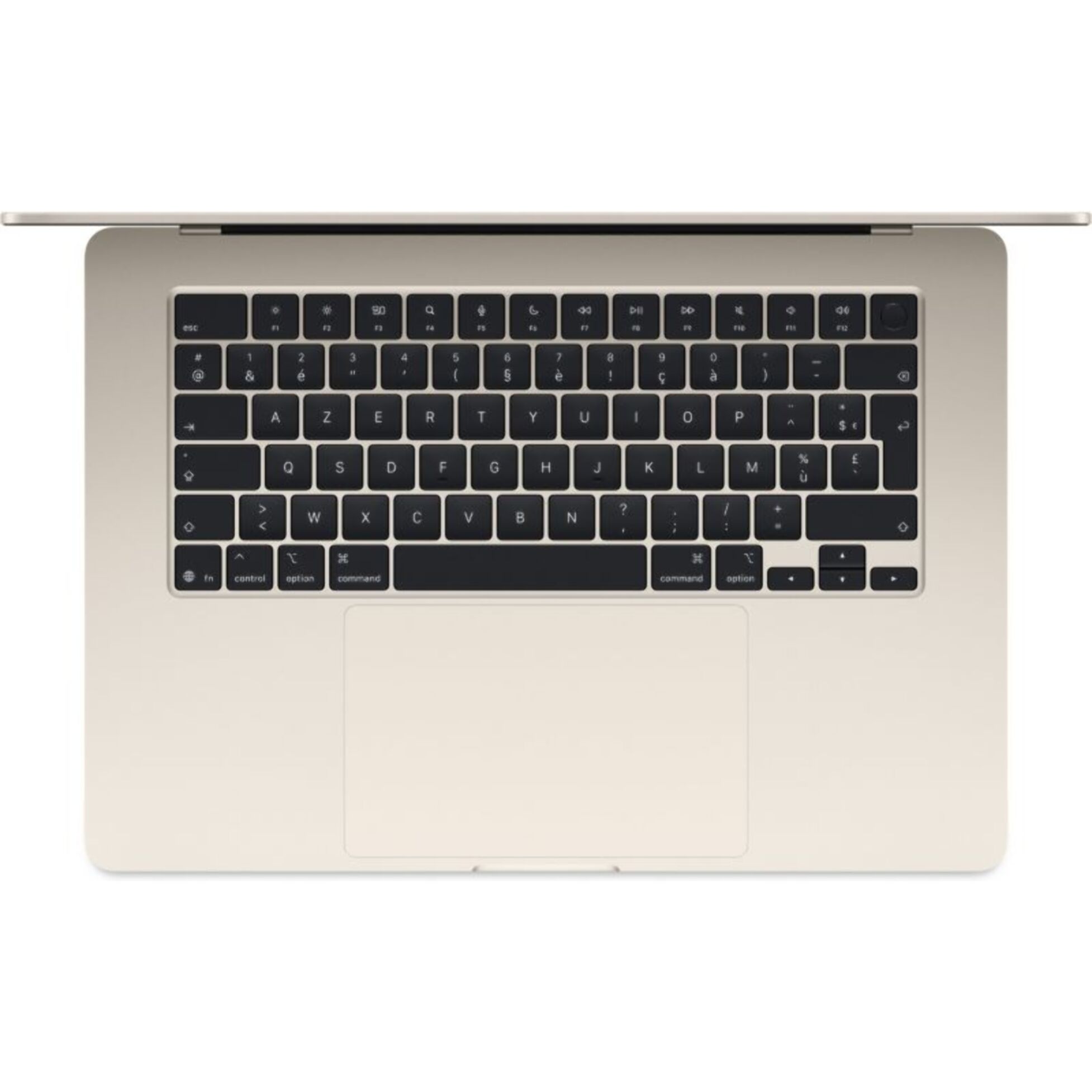 Ordinateur Apple MACBOOK Air 15" Puce M4 CPU 10 / GPU 10 coeurs Mémoire RAM 24Go Stockage 512Go SSD Retina Lumière stellaire