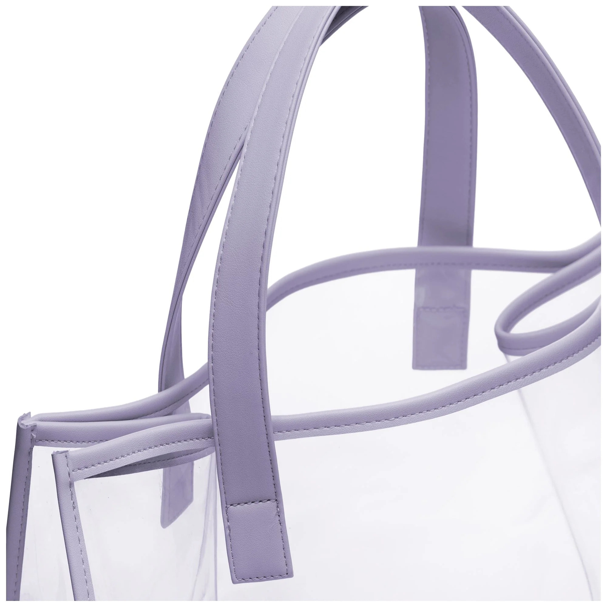 Borse Superga Donna Grigio Transparent Shopping Bag