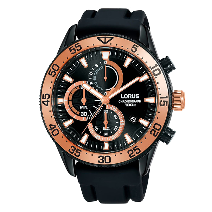 Reloj Lorus RM339FX9 Hombre Analogico Cuarzo con Correa de Silicona