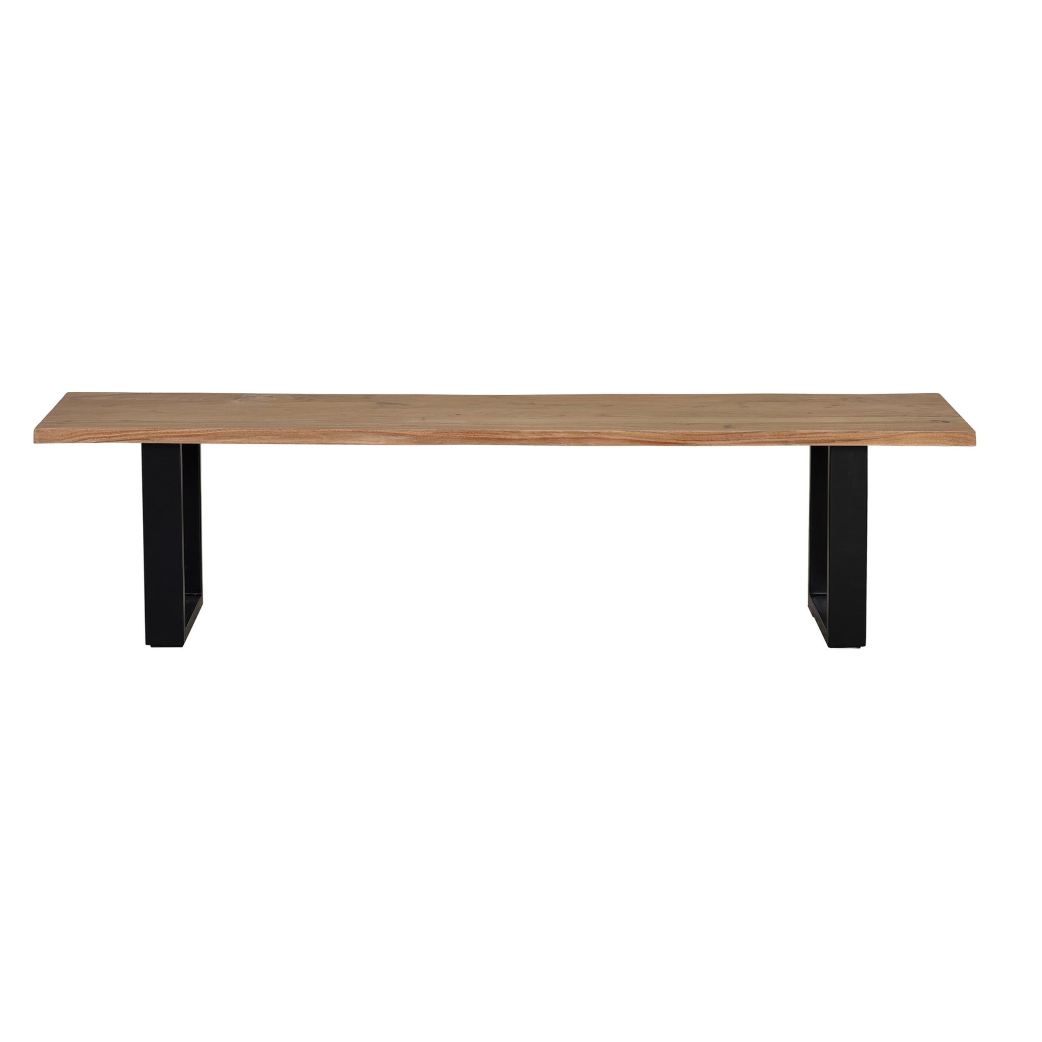Banco de Madera de Acacia 180 Cm Estilo Rústico Moderno