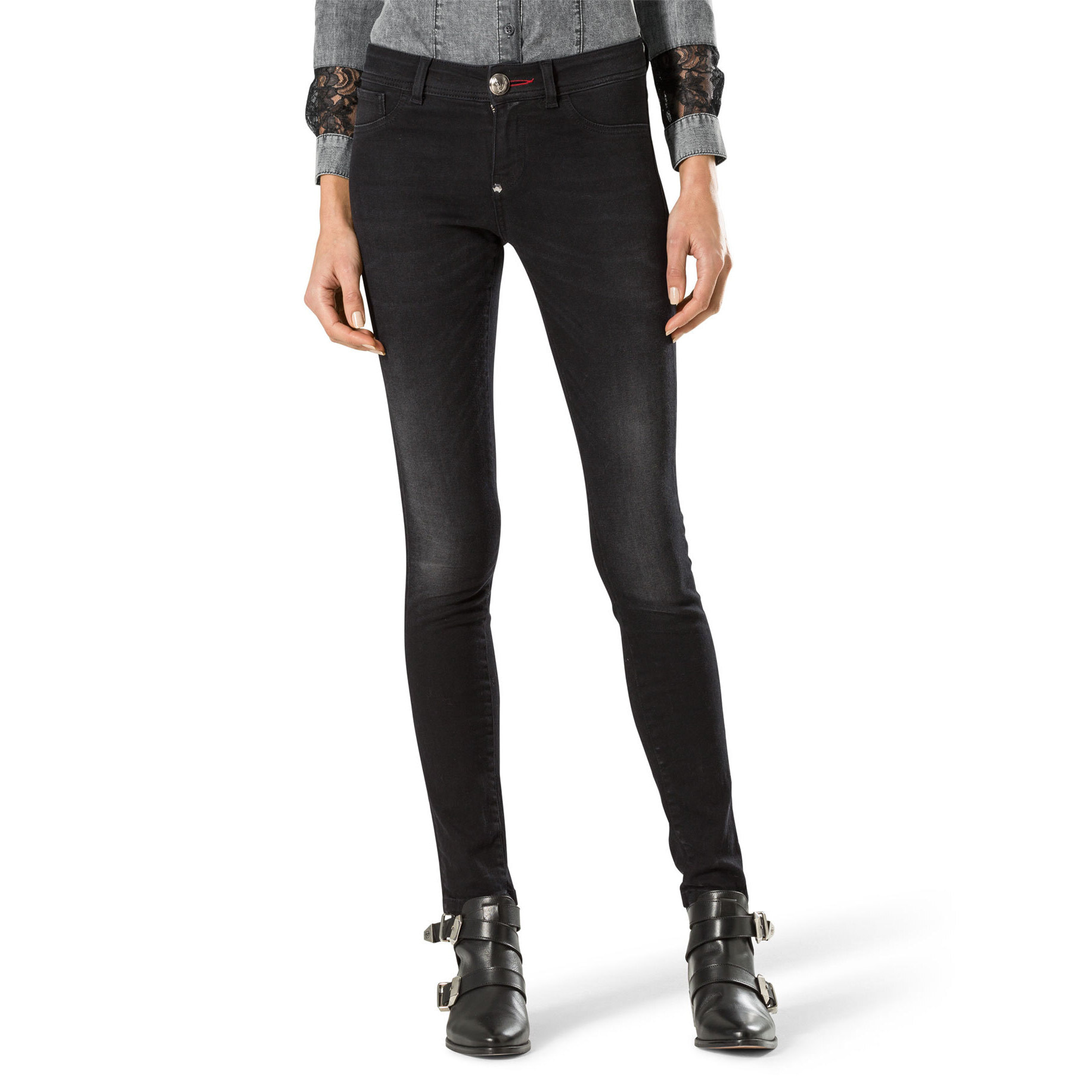 PHILIPP PLEIN jeggings "dance with the devil"